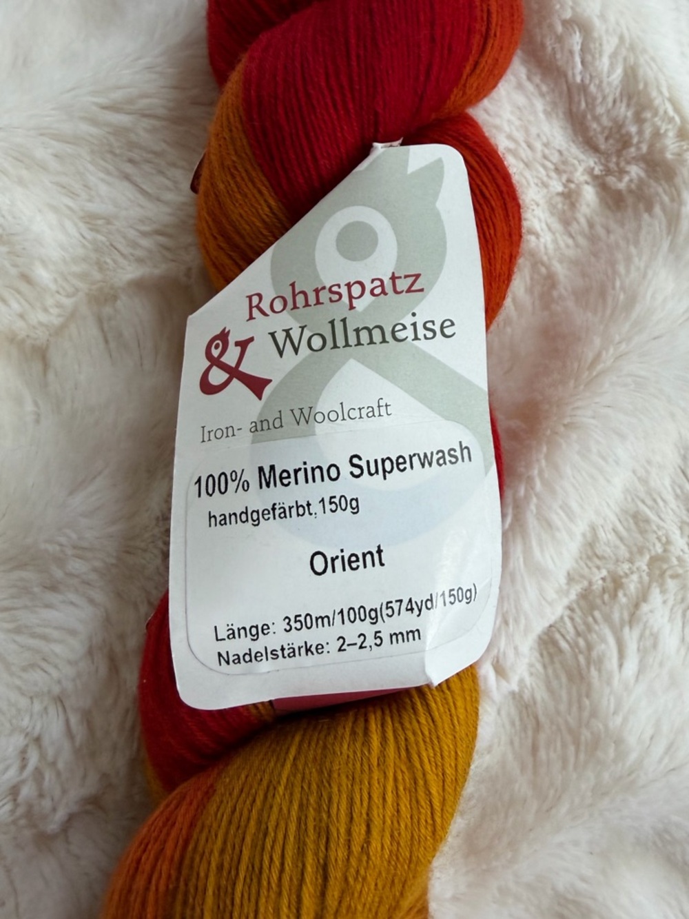 Rohrspatz & Wollmeise 100% Merino Superwash Sock Yarn - Picture 3 of 5
